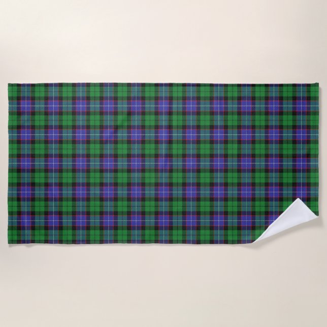 Toalla De Playa Acentos escoceses Clan Galbraith Tartan (Anverso)