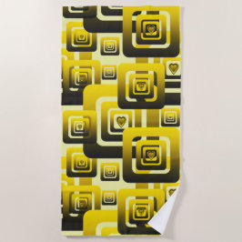 Toalla De Playa Activate My Heart Pattern