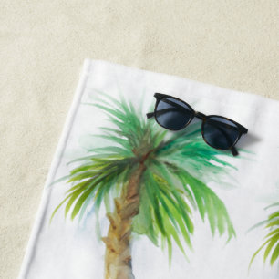 Toalla de playa acuática Palm Tree