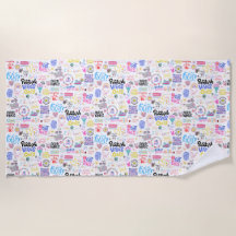 Affirmations Beach Towel