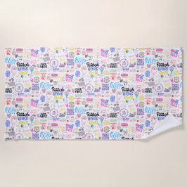 Toalla De Playa Affirmations Beach Towel