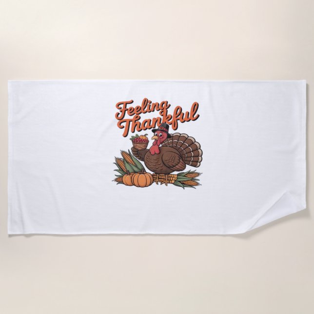 Toalla De Playa Agradable camiseta clásica (Anverso)