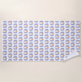 Toalla De Playa agua de gato helado