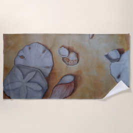 Toalla De Playa Aguas marinas en la costa