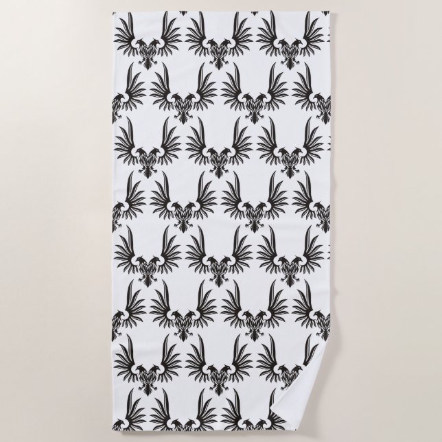 Toalla De Playa Águila con dos cabezas (Anverso)