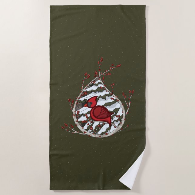 Toalla De Playa Alejandro el Cardinal Beach Towel (Anverso)