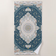 Alfombra persa anticuada turca