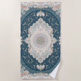 Toalla De Playa Alfombra persa anticuada turca