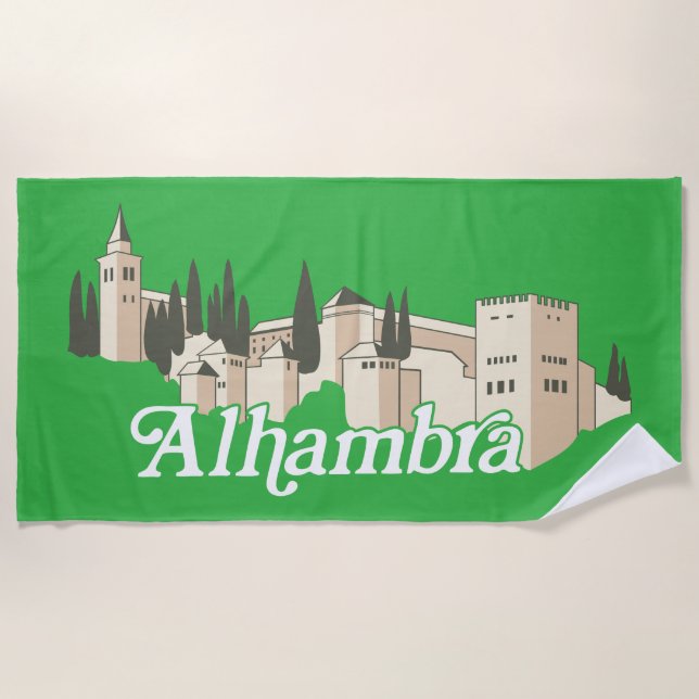 Toalla De Playa Alhambra (Anverso)