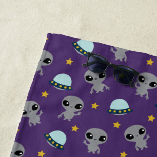 Toalla de playa Aliens