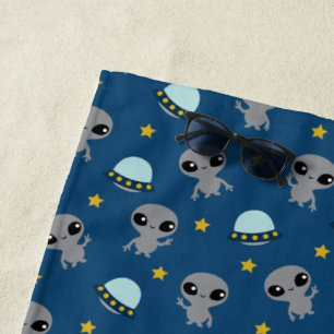 Toalla de playa Aliens
