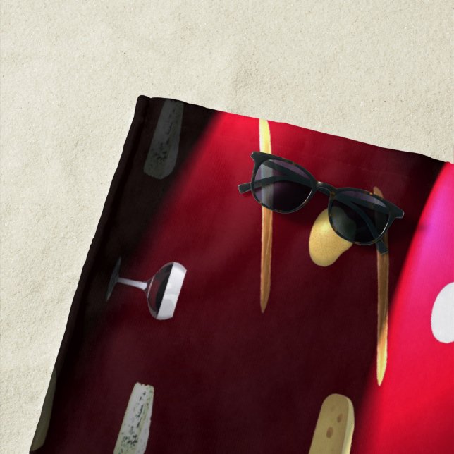 Toalla De Playa Alimentos Delight Cranberry Lights (In situ)