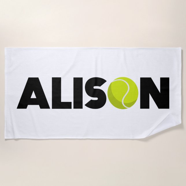 Toalla De Playa Alison Tennis (Anverso)