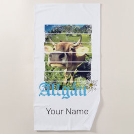 Toalla De Playa Allgäu Alps Vintage Bavaria Alemania Souvenir