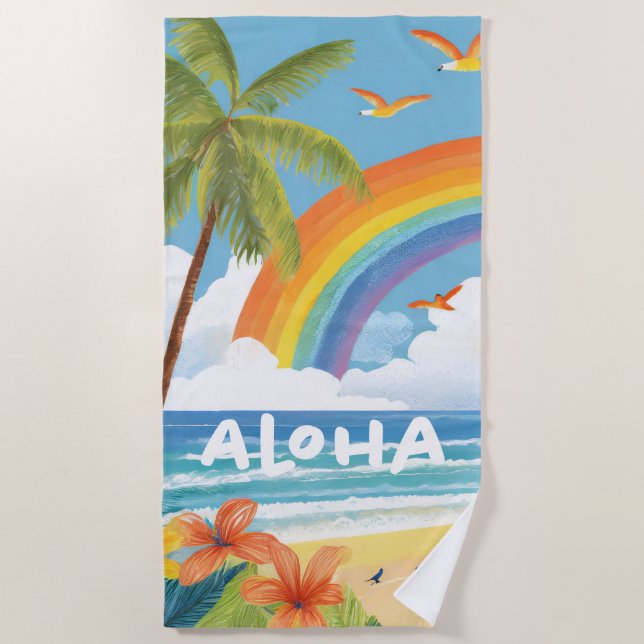 Toalla De Playa Aloha Beach (Anverso)
