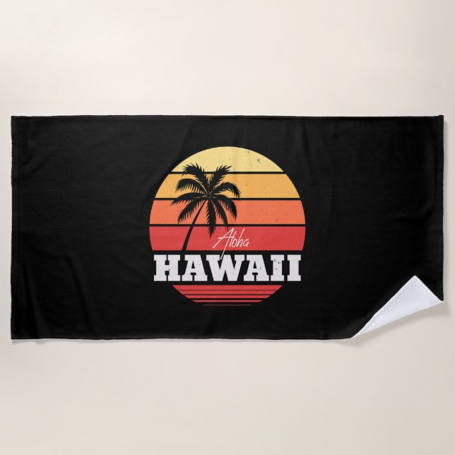 Toalla De Playa Aloha Hawaii (Anverso)