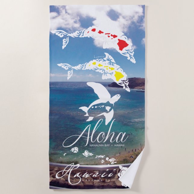 Toalla De Playa Aloha Hawaii (Anverso)