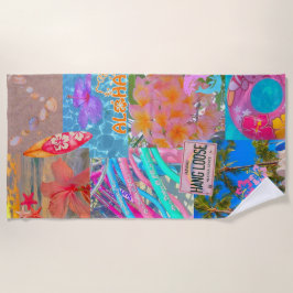 Toalla De Playa Aloha Hawaiian