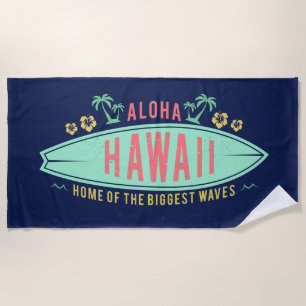 Toalla de playa Aloha Hawaiian Surfer