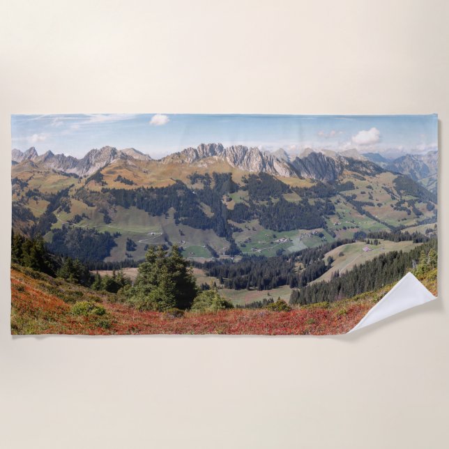 Toalla De Playa Alpes suizos (Anverso)