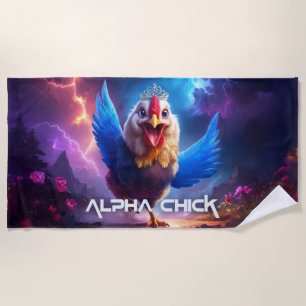 TOALLA DE PLAYA ALPHA CHICK