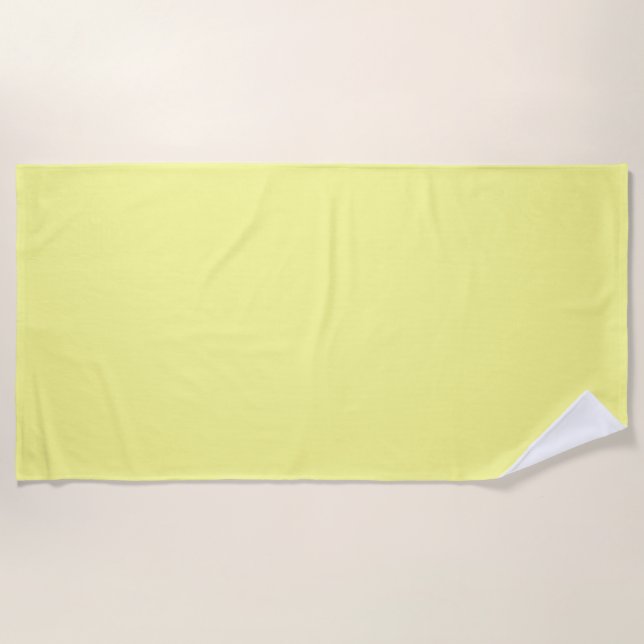 Toalla De Playa Amarillo (Anverso)