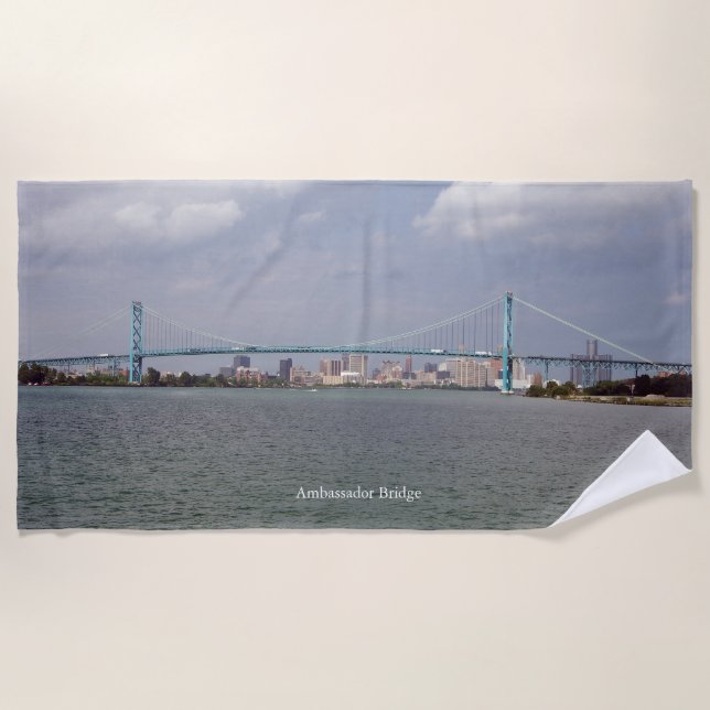 Toalla de playa Ambassador Bridge (Anverso)