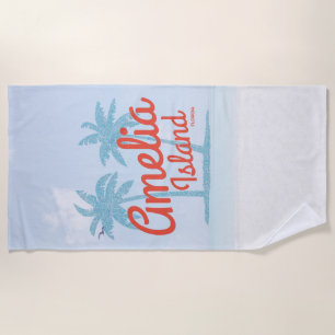 Toalla De Playa Amelia Island Florida Coral Beach Souvenir