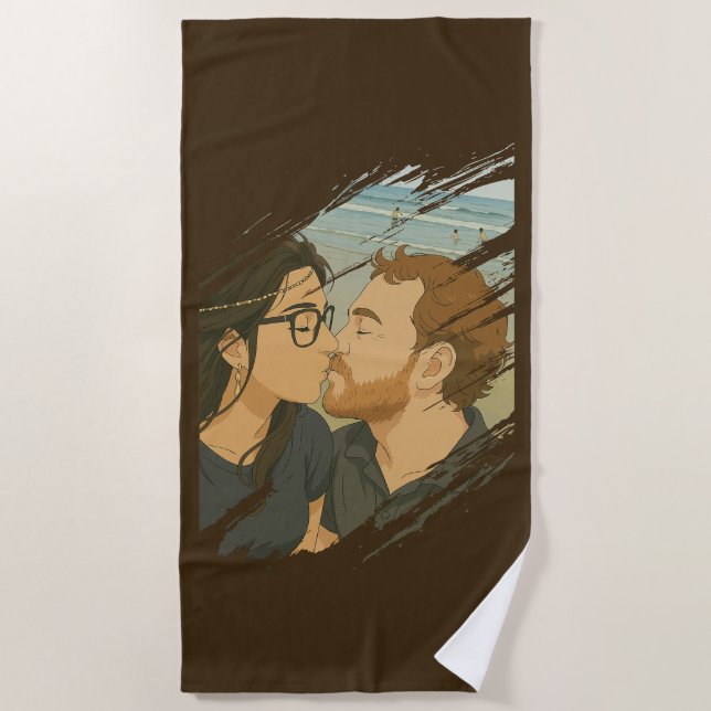 Toalla De Playa Amor a la princesa (Anverso)