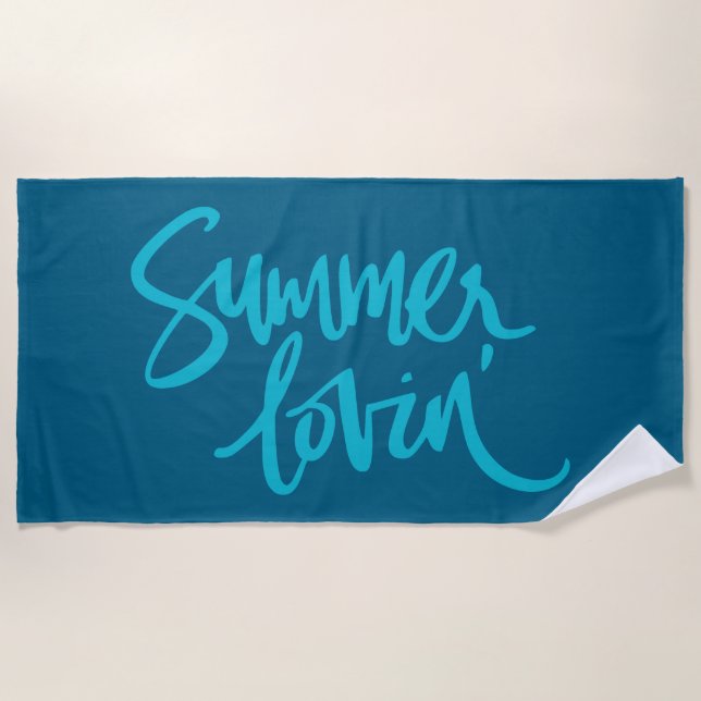 Toalla De Playa Amor de verano (Anverso)