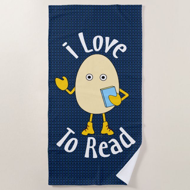 Toalla De Playa Amor por leer (Anverso)