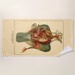 Toalla De Playa Anatomía de una paloma