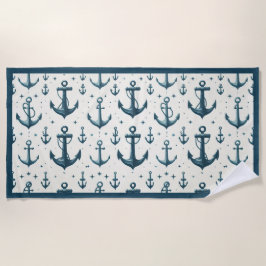 Toalla De Playa Anclas perdidas