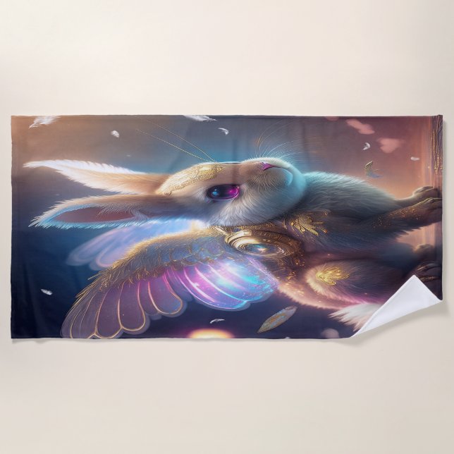 Toalla De Playa Angel Bunny (Anverso)
