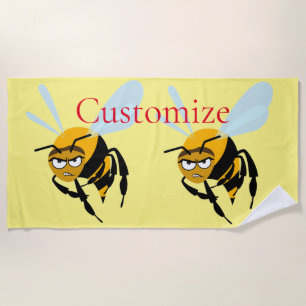 Toalla De Playa Angry Bee Thunder_Cove