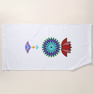 Toalla De Playa Anhänger spirituell mit Lotusblüte