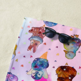 Toalla De Playa Animales Lindos llamados The Lucky Charms