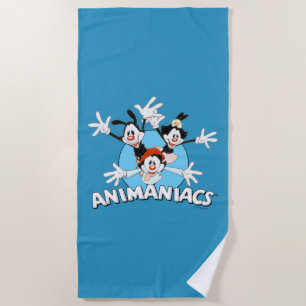 Toalla De Playa Animaniacs Warner Siblings Arms Wide Graphic