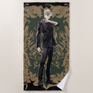 Toalla De Playa Anime Draco Malfoy Ornate Frame