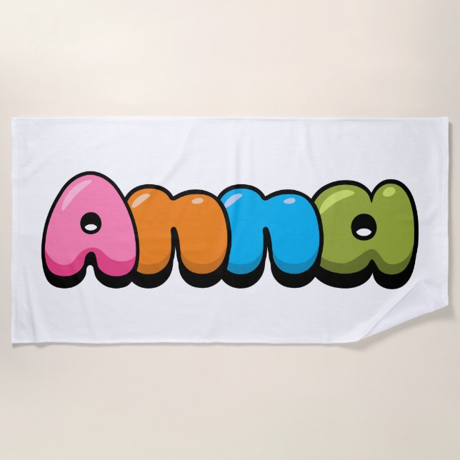 Toalla De Playa Anna (Anverso)