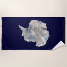 Toalla De Playa Antártida (imágenes de mármol azul de la NASA)