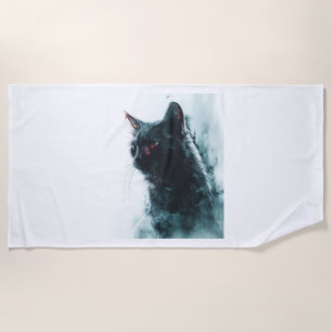 Toalla De Playa Apocalipsis del gato zombi