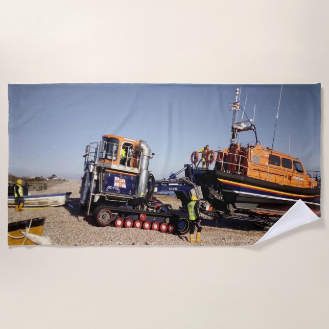 Toalla De Playa Apoyar a RNLI (Anverso)