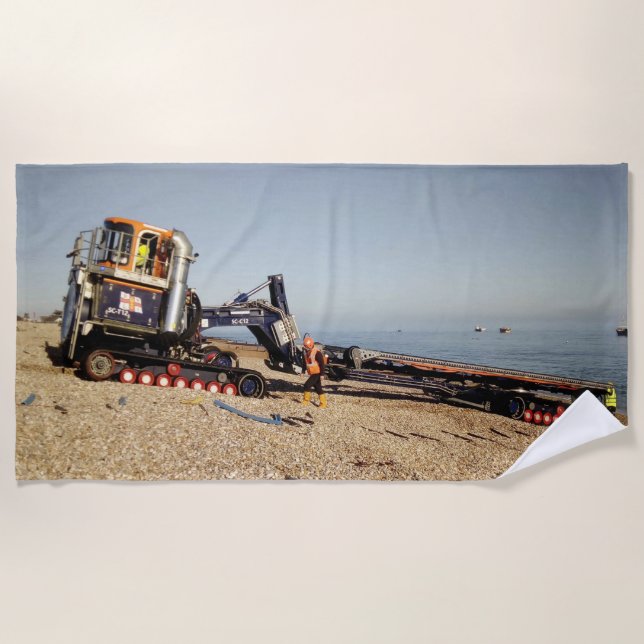 Toalla De Playa Apoyar a RNLI (Anverso)