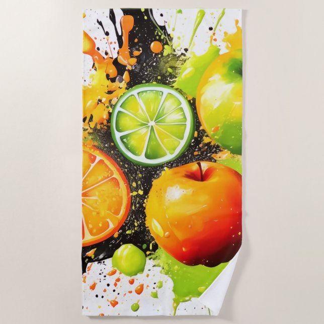 Toalla De Playa Apple y Citrus Burst (Anverso)