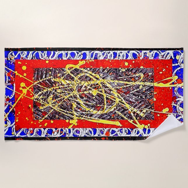 Toalla De Playa ARCANE de Christèle Chabrette (Anverso)