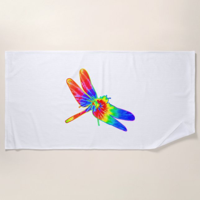 Toalla De Playa Arcoiris del tinte de la libra (Anverso)