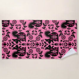 Toalla De Playa Ardilla Escandinavia Nórdica Arte Popular