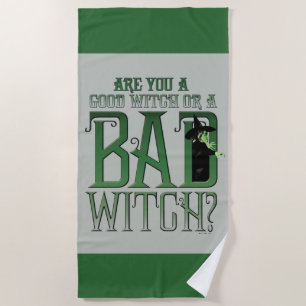 Toalla De Playa Are You A Good Witch Or A Bad Witch?