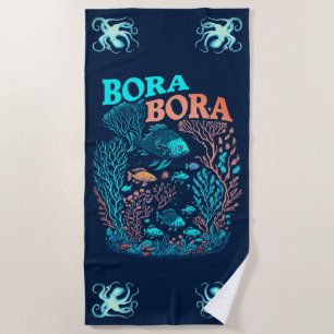 Toalla De Playa Arrecife de coral de Bora Bora